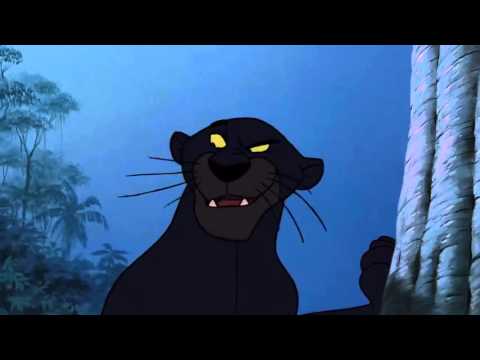 The Jungle Book  Mowgli and Bagheera in the tree HD