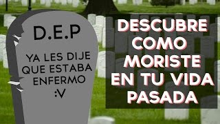 Como crees que moriste en tu vida pasada? Descubre como moriste en tu vida pasada con este divertido test! ↠↠ ¡No te olvides de suscribirte para no perderte ...