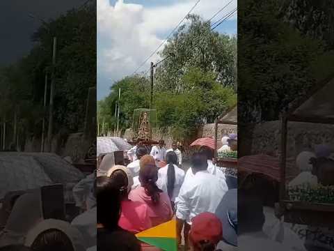 Llegada de la virgen de dolores de Soriano a Santa Cruz, El Marqués