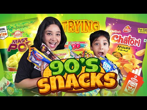 Trying 90's Childhood Snacks | Boomer | Fatatfat |Big Babol | Jaljeera | @Fun2ooshFood