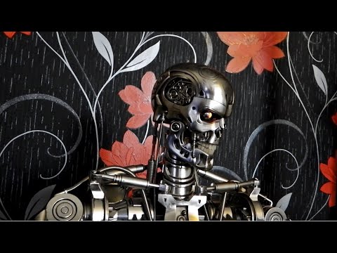 Build The Terminator By Hachette Issue 107 Skull Pistons And Back Of Head Issue.