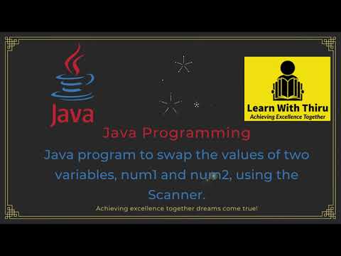 Using Scanner Java Code To Swap The Number 10 Minute Java Program
