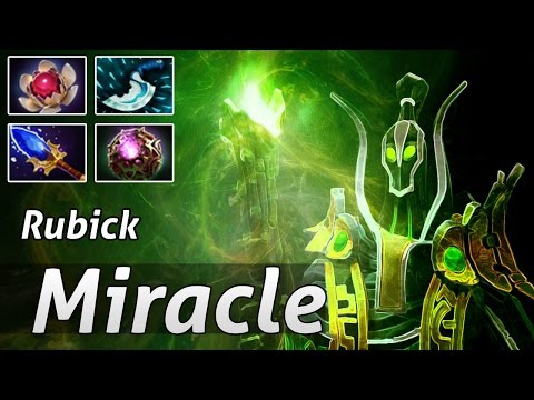 He is not Human Alien Rubick Mid by Miracle - Dota 2 Epic Moments