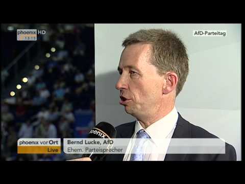 Parteitag der AfD: Interview mit Bernd Lucke am 05.07.2015
