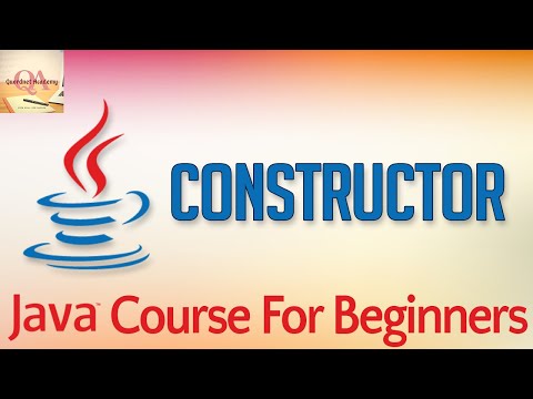 Learn Java Tutorial For Beginners Part 22 Constructors