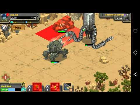 Battle nations mech. Tank VS ancient construct