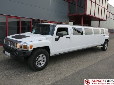 750825 HUMMER H3 LIMOUSINE 140INCH STRETCH 810CM 03-06 WHITE 82639M LHD
