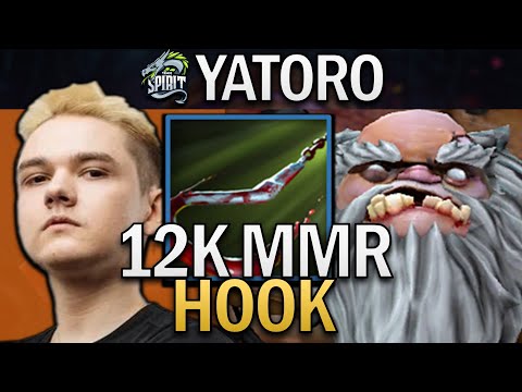 TI13 - Pudge Dota 2 Gameplay Spirit.Yatoro The 12K MMR Hook - Road to TI11