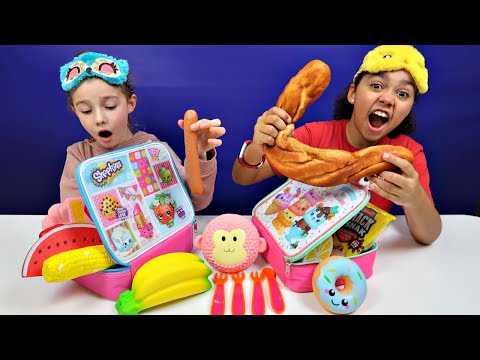 The LUNCHBOX SWITCH UP CHALLENGE! Squishy Toys