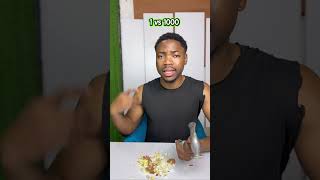 1 vs 1000 batidas de ovo