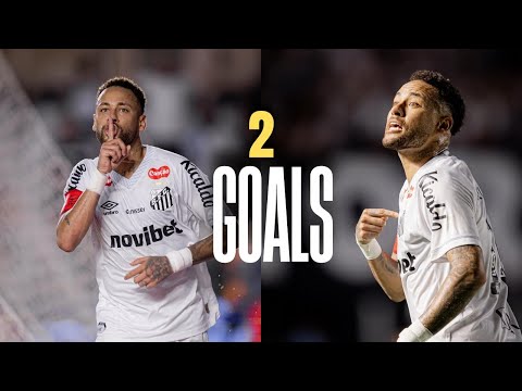 Neymar brace vs vasco da gama | Neymar 2 goals | Santos 2026
