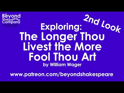 The Longer Thou Livest the More Fool Thou Art (Beyond Shakespeare, webcam, 2024)