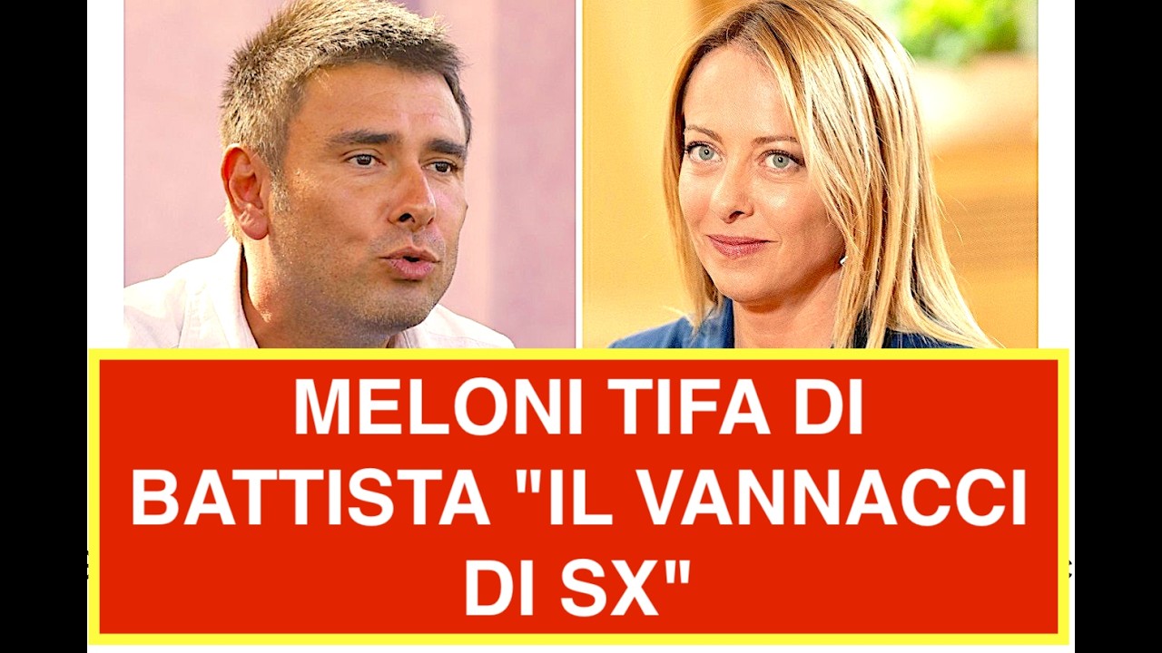 MELONI TIFA PER DI BATTISTA "IL VANNACCI DI SINISTRA" PER SGONFIAR EIL CAMPO LARGO?