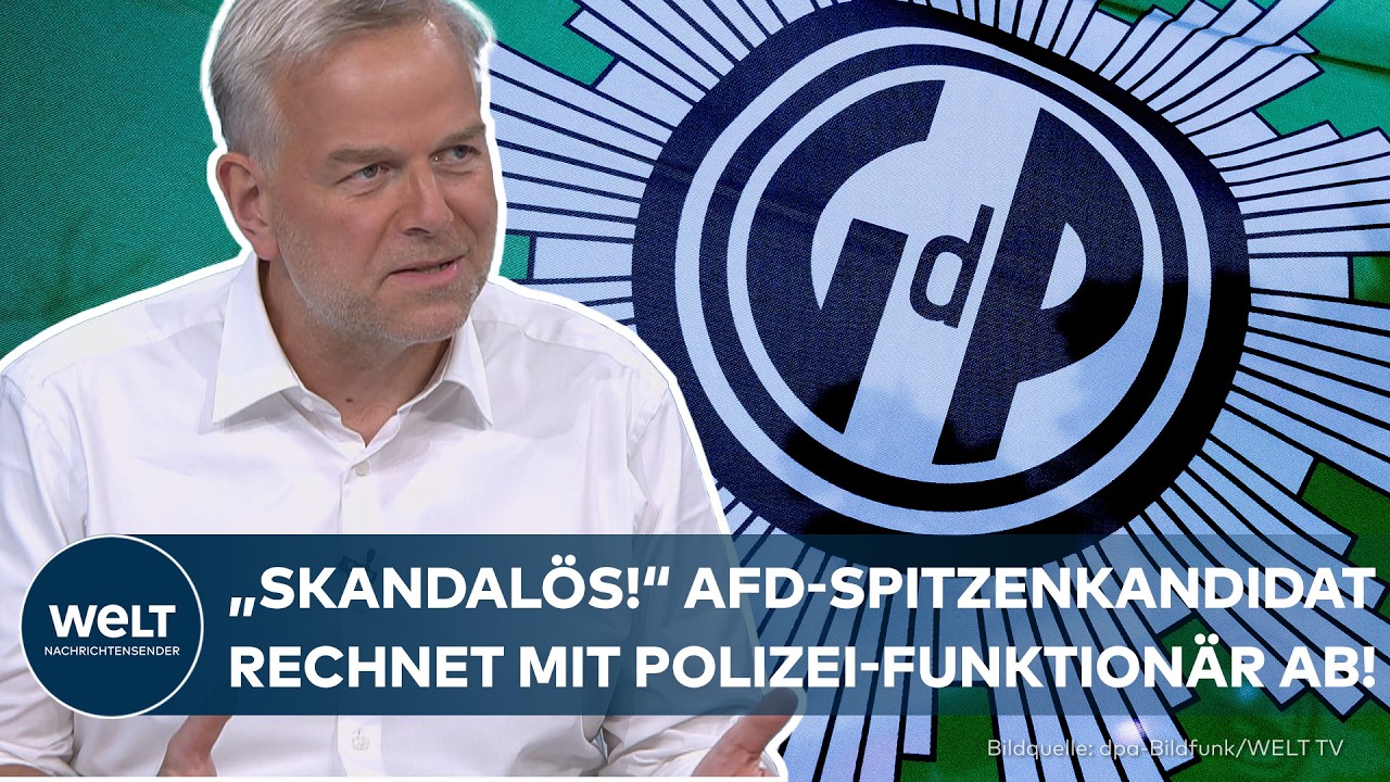 AUFSTAND-FANTASIE DER GDP: Thüringens AfD-Spitzenkandidat Holm rechnet mit Polizei-Funktionär ab!