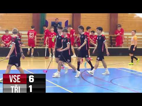 Florbal Vsetin - FBC Intevo Třinec (4K) - utkání CE ligy juniorů