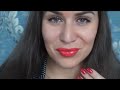 ASMR Heavy Red Lipstick Application With KISSES