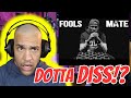 Reacting To: FOOLS MATE - King Dotta Diss - Official Music Video - Black Pegasus