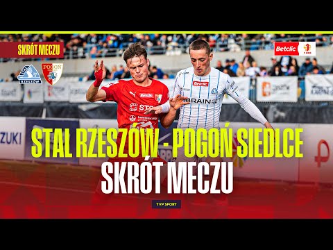 SUMMARY: STAL RZESZÓW - POGOŃ SIEDLCE. BETCLIC 1 LIGA - ROUND 15