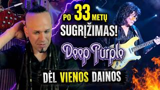 PO 33 METŲ PYKČIŲ: RITCHIE BLACKMORE GRĮŽO Į DEEP PURPLE!