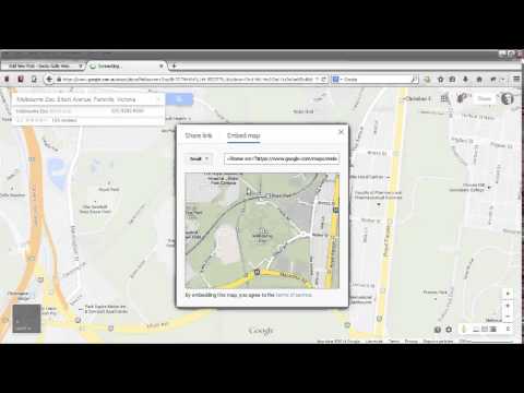 How to embed a map on your site