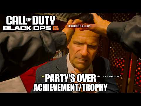 COD Black Ops 6 - Party's Over Achievement/Trophy Guide - Most Wanted Gala Takedowns