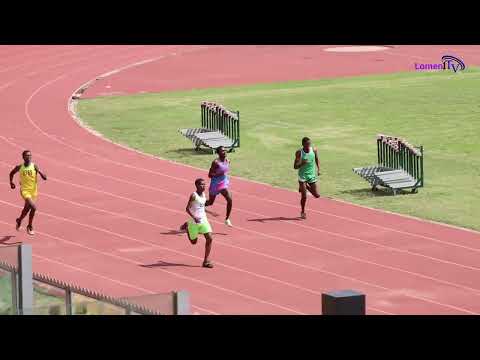 Boys 400m heat 3. 52.75sec. Zone 4. Ashanti region Interco 2026.