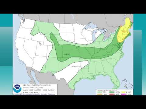 August 20, 2019 Weather Xtreme Video - Afternoon Edition