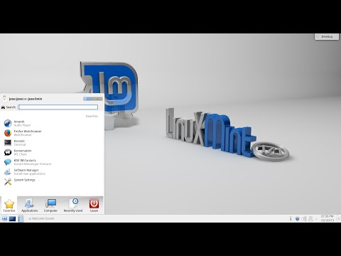 Install Linux Mint 17.1 64bit "Rebecca". KDE desktop.