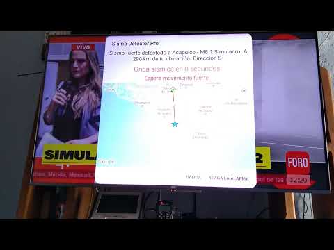 SEGUNDA TOMA - ALERTA SISMICA POR SIMULACRO, 19 DE SEPTIEMBRE 2022, EN CUERNAVACA MORELOS