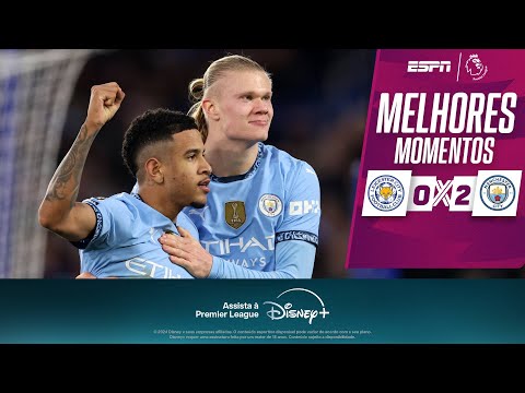 Gols e lances de Leicester City x Manchester City