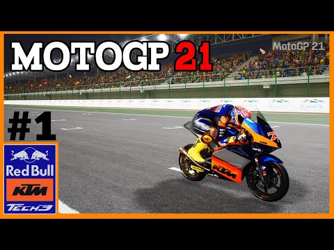 MotoGP 21 Career Mode Gameplay Part 1 - SIGNING FOR A MOTO3 TEAM! (MotoGP 2021 Game Career XBOX)