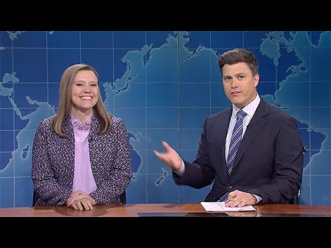 ‘Amy Coney Barrett’ Visits ‘SNL’ Weekend Update & Tells Women To ‘Do Your 9 & Give Baby To A Lesbian