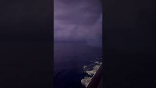 Best view of 2022.Thunder and lightening over the ocean. #ocean #nature