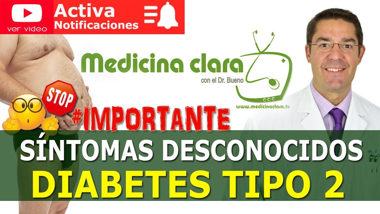 DIABETES TIPO 2 ☑️ SINTOMAS IMPORTANTES  | DETECCION DIABETES en ADULTO | Medicina Clara