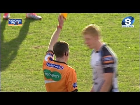 Darragh Leader Yellow Card - Newport Gwent Dragons v Connacht 23rd March 2014