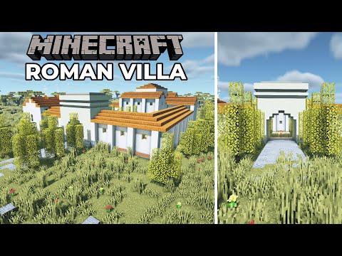 Mind-Blowing Ancient Roman Villa! Build & Explore | Minecraft