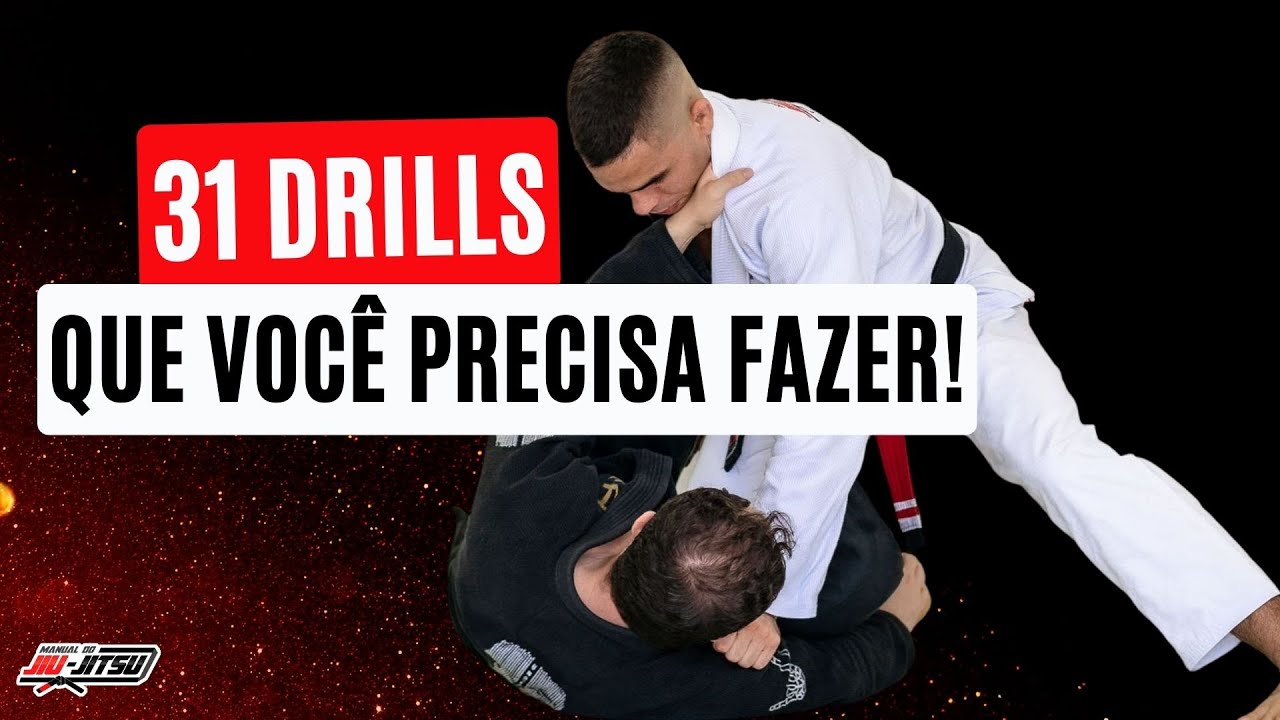 Treine Jiu-jitsu na sua Casa - 31 Solo Drills para você evoluir SOZINHO