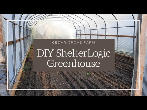 Cedar Grove | Using Car Shelters as Greenhouses part 1 of 2 | Cheap DIY Greenhouse