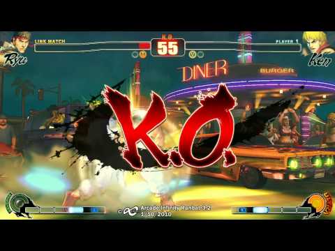 Arcade Infinity SF4 Ranbat 3.2 - Grand Finals Mr. KOF(KE) vs Combojack (RY/SA)