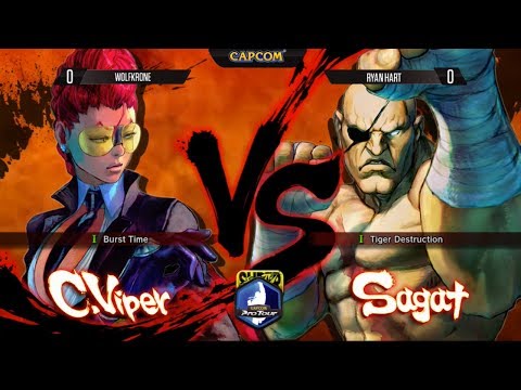 SSF4: AE - Wolfkrone vs Ryan Hart - Top 16 Winners - Final Round 17