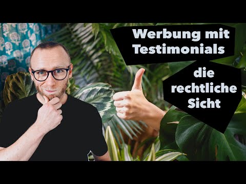 Werben mit Testimonials - die rechltiche Sicht