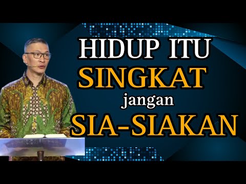 LIFE IS SHORT, DON'T WASTE IT // PS PHILIP MANTOFA // SERMON // CHRISTIAN SPIRITUALITY