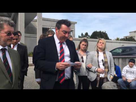 Family of Dave Curnow release statement