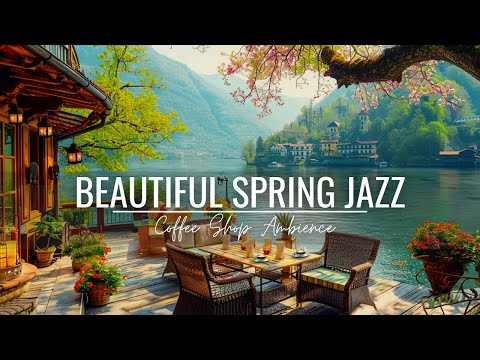 Spring Coffee Shop ambience with calming Jazz Music, 🎶 Relax & Wind Down, Read, Chill  #asmr #1940s