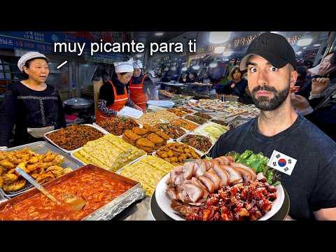 🇰🇷 100 Horas Comiendo SÓLO Comida Coreana Tradicional muy Barata | Seúl, Jeonju y Busan
