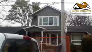 Second Floor Addition Toronto - Exterior and Drywall  work in progress