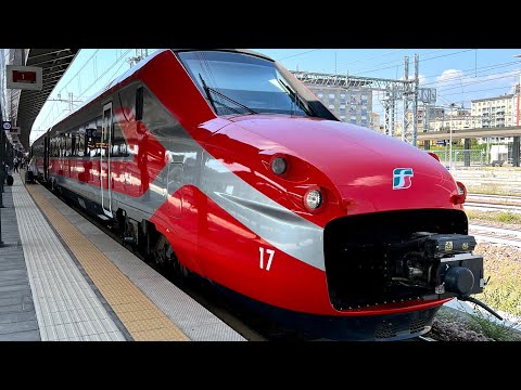FRECCIARGENTO ETR700 IN NUOVA LIVREA IN SERVIZIO SUL FA 9731 MILANO-VENEZIA IN PARTENZA DA BRESCIA!
