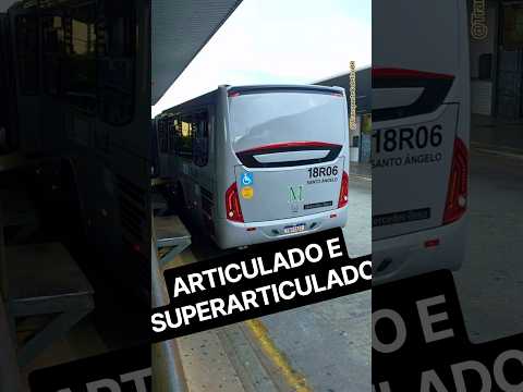 Ônibus dos tipos articulado e superarticulado - Terminal Guaraituba, Colombo, Paraná