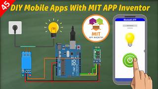 Build Custom Arduino Mobile Apps Without Coding | MIT App Inventor Complete Tutorial