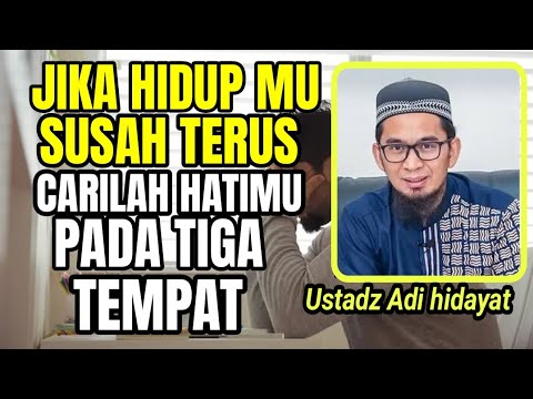 Hidup Susah,Banyak Hutang,Sakit Sakitan Keluarga Berantakan,Ini Solusinya Kajian:Ustadz Adi Hidayat